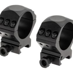 Vector Optics 34mm X-Accu Low Profile Picatinny Rings - Black - Ref 12582406000