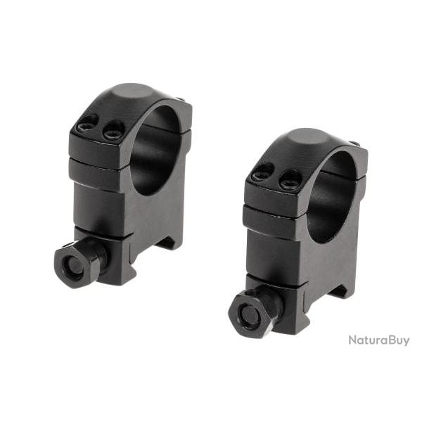 Vector Optics 25.4mm 1" High Profile Weaver Rings - Black - Ref 12583106000