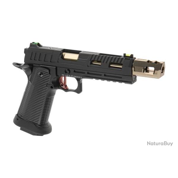 KJ Works KP-19 Full Metal GBB Pistol - Black - Ref 12610706000