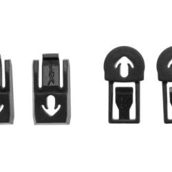 Wiley X RAS - ARC Rail Clip And Bar - Black - Ref 12619606000