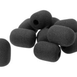 Sordin Boom Microphone Foam Windshield 10-Pack - Black - Ref 12797406000