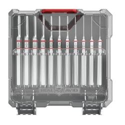 Real Avid Accu-Punch 11-Piece Standard Pin Punch Set - Ref 12801500000