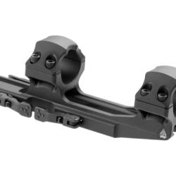 Leapers Accu-Sync QR 1 Inch Medium Profile 50 mm Offset Scope Mount - Black - Ref 12809906000