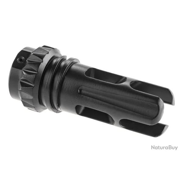 G&G 3 Prong Steel Mock Flash Hider 14mm CCW - Black - Ref 12876706000