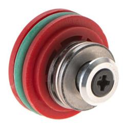 G&G Ported Polycarbonate Piston Head - Red - Ref 12883203500