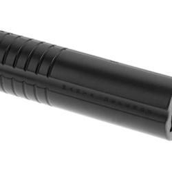 Manta 8 x 1.75 Inch ID Large Smooth Suppressor Cover - Black - Ref 12901206000
