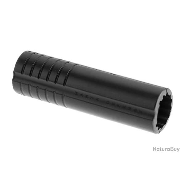 Manta 8 x 1.75 Inch ID Large Smooth Suppressor Cover - Black - Ref 12901206000
