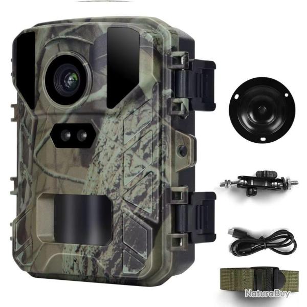 Piege Photographique Mini800 Definition 4K Haute Sensibilite *Ench�re* Suivi Faune Gibier Jardin