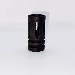 CACHE FLAMME / FREIN DE BOUCHE POUR  HK 416 / TM4 RIS T4E NEUF NOIR 14 MM ANTI HORAIRE EN ACIER.