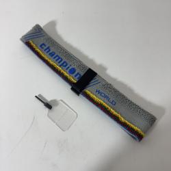 Bandeau de tir avec cache oeil gris