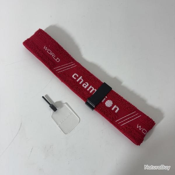 Bandeau de tir avec cache oeil rouge