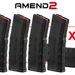 Pack 5 Chargeurs AMEND2 30 Coups Noir AR15 M4