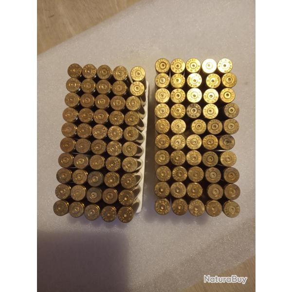 100 �tuis en 6,5x55 en S&B tir�es 1 fois.
