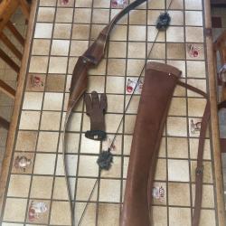Arc de chasse grizzly 55 lbs + fl&egrave;che + fl&egrave;che de p&ecirc;che