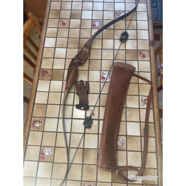 Arc de chasse grizzly 55 lbs + fl�che + fl�che de p�che