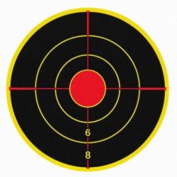 Gommettes centre de cible adh&eacute;sives Powair 100 mm - lot de 200