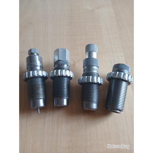 Jeu 4 outils 44 40 44-40 44/40 LEE  Winchester Marlin Colt