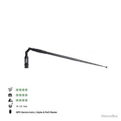 Antenne T&eacute;lescopique Ibiza 125 cm RoG pour Garmin Astro Alpha / TR DOG V2