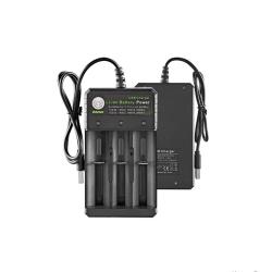 Chargeur Intelligent pour Batteries 18650 3,7V GPS RoG TR DOG