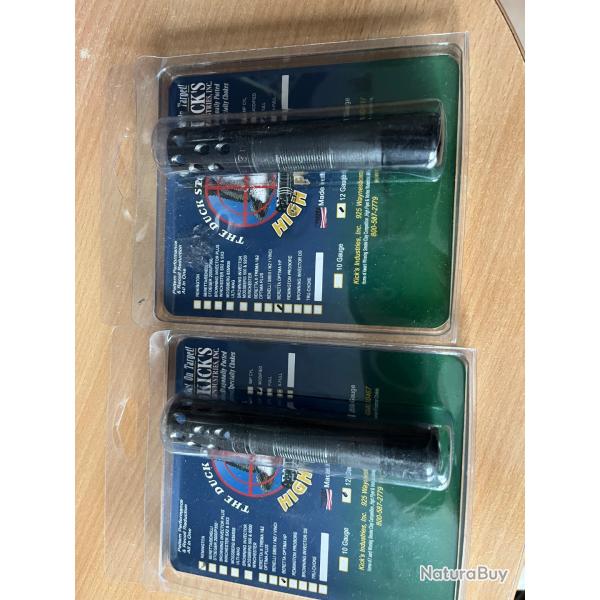 chokes kicks flyer pour beretta optima HP