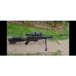 Carbine &agrave; plomb Blacks Ops avec lunette