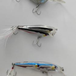 Lot de 3 leurres p&ecirc;che carnassiers