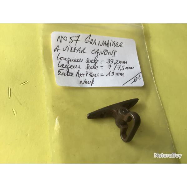 VENDU PAR LE-CUIRASSIER N�57 GRENADI�RE A VISSER SUR CANONS JUXTAPOS�S CAL 12/16