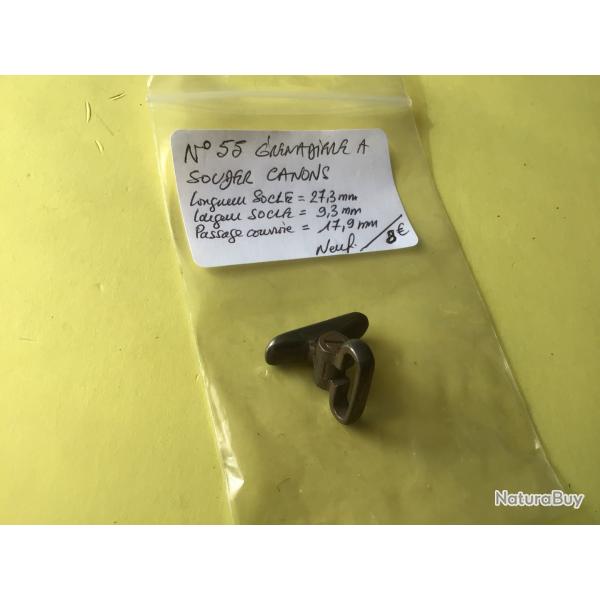 VENDU PAR LE-CUIRASSIER N�55 GRENADI�RE A SOUDER SUR CANONS JUXTAPOS�S OU SUPERPOSES CAL 12/16