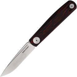 Couteau Real Steel G-Slip Compact Lame Acier VG-10 Manche G10 Rouge/Noir Slip Joint RS7865OR