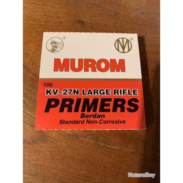 amorce berdan KV-27N dia 6.47mm marque murom