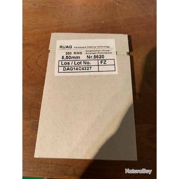 amorce berdan marque ruag dia 5.5