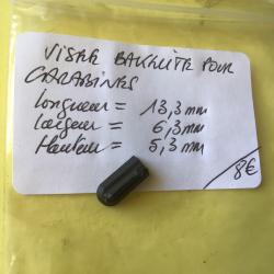 VENDU PAR LE-CUIRASSIER  VISEE BAK&Eacute;LITE POUR CARABINE OU ARMES DE POING &Agrave; IDENTIFIER