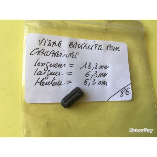 VENDU PAR LE-CUIRASSIER  VISEE BAK�LITE POUR CARABINE OU ARMES DE POING � IDENTIFIER