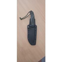 ESEE Model 5 Black Blade 3D Grey-Black G10 couteau de survie 5PB-002 &eacute;tui kydex + clip plat