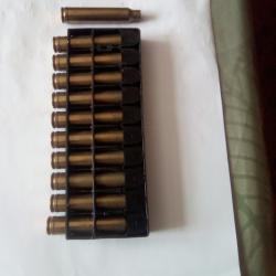 11 douilles de calibre 300 Winchester Magnum