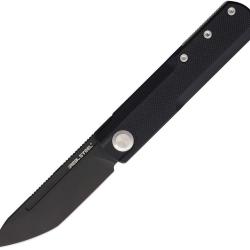 Couteau de Poche Real Steel G-Tanto Lame Acier Nitro-V PVD Noir Manche G10 Noir Slip Joint RS7801SB