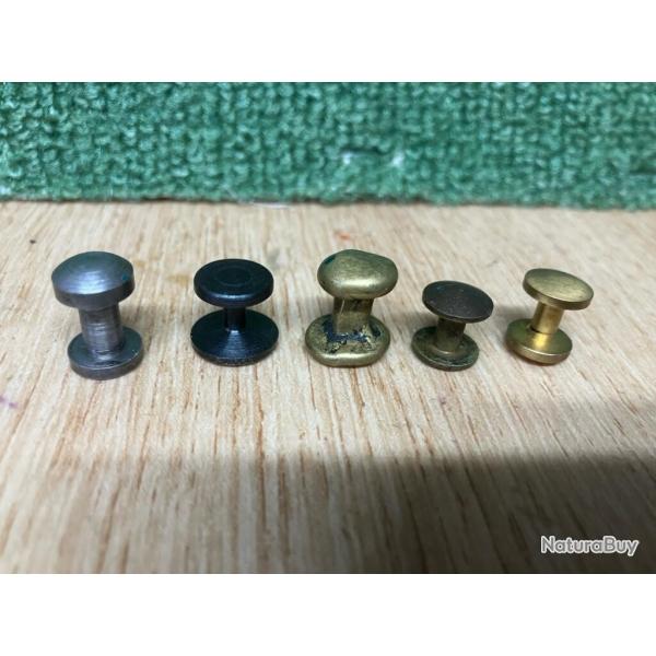 Lot de 5 boutons de col