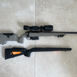 1� sans r&eacute;serve - TIKKA T3X CTR 308WIN CROSSE UPR LUNETTE INFRAROUGE JOUR NUIT IR ATN X-SIGHT 4K PRO