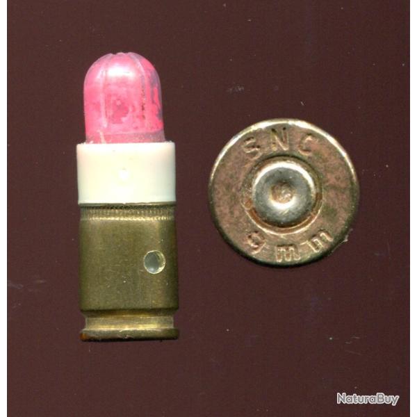9 mm Parabellum entrainement - Balle marqueuse rose - r�armement assist�