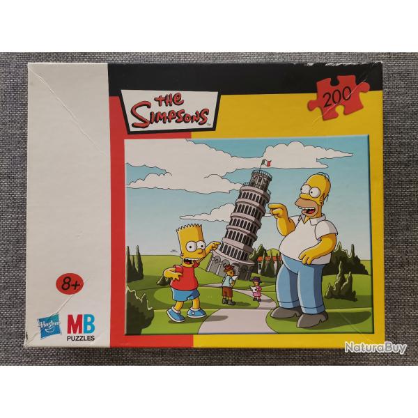The Simpsons puzzle 200 pi�ces Hasbro MB Puzzles