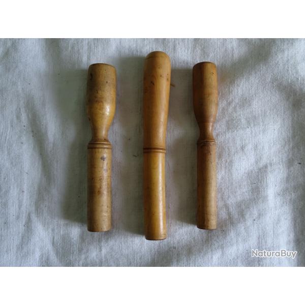 Bourroirs en buis calibres 12, 16, 20