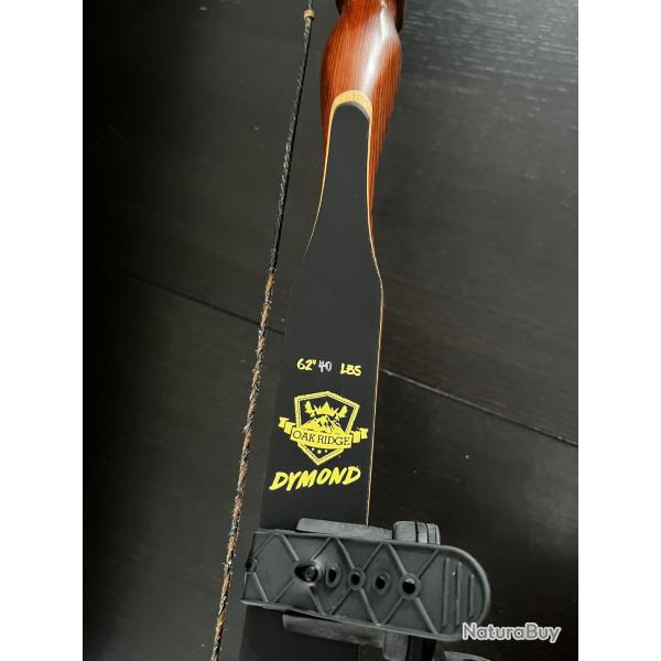KIT COMPLET CHASSE � L'ARC - OAK RIDGE DYMOND 62" 40 LBS + FL�CHES + CARQUOIS + ACCESSOIRES