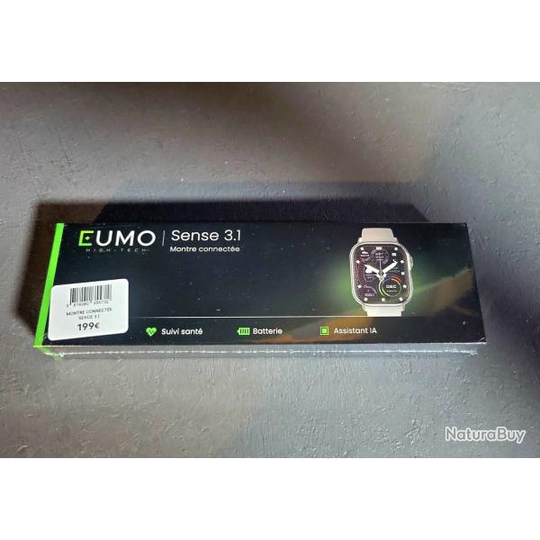 Montre connect�e Eumo Sense 3.1 NOIR neuf !! Valeur 199� !!