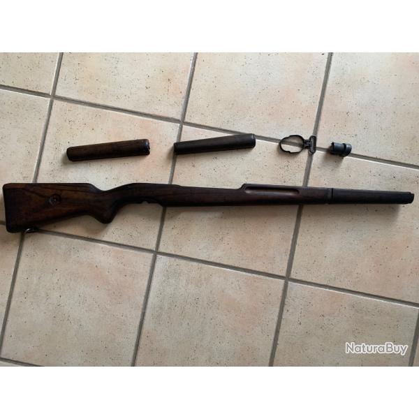 Crosse compl�te en Noyer pour fusil SAFN 49 SAFN49 contrat �gyptien
