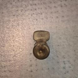 Prot&egrave;ge-canon / Bouchon de bouche en laiton d'origine � Mauser 1909 Argentin matricul&eacute;