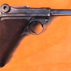 Pistolet P08 Mauser (S/42) de 1938 calibre 9 x19 monomatricule