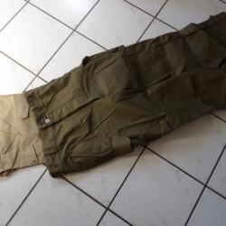 pantalon guerre Alg&eacute;rie TTA  mod 56 +chemise neufs de malle