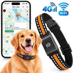 Collier GPS 4G et Wifi pour chien - Garantie 2 ans