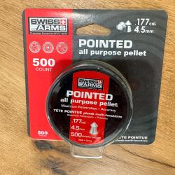 500 plombs t&eacute;te pointue SWISS ARMS
