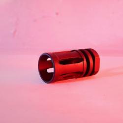 CACHE FLAMME 14MM CCW ACIER NOIR NEUF POUR HK 416 T4E CAL.43 / TM4 RIS T4E CAL.43 / AIRSOFT / ARMES